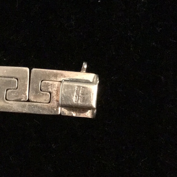 STERLING SILVER STAMPED BRACELET - Picture 3 of 5